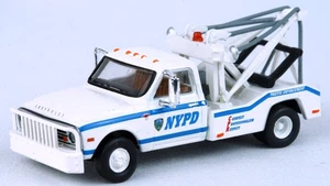 Camión de remolque Chevrolet C30 Brekina 1968 - blanco escala 1NYPD/87 HO #19668 - Imagen 1 de 7