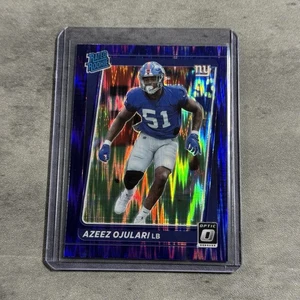 2021 Panini Donruss Optic #273 Azeez Ojulari Rated Rookie Purple Shock Prizm RC - Picture 1 of 2