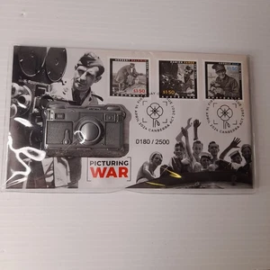 Australia 2024 Lest We Forget Picturing War ANZAC Day Medallion Cover PNC - Picture 1 of 8