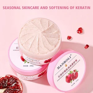 Body Skin Scrub Cream Deep Cleansing Exfoliating Pomegranate RemoveLD43 X9X1 - Picture 1 of 10