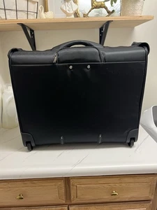 DELSEY Paris Optimax Lite Black Nylon 2-Wheel Garment Bag, Black~23” - Picture 1 of 9