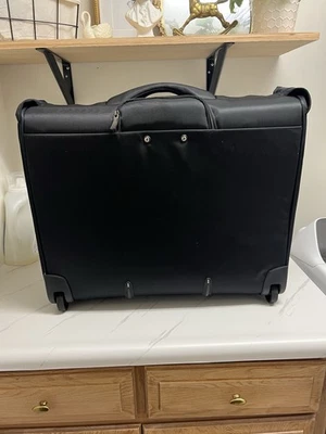 DELSEY Paris Optimax Lite Black Nylon 2-Wheel Garment Bag, Black~23” - Image 1 of 4