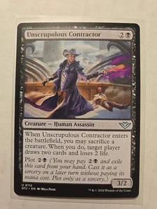 Contratista sin escrúpulos - Outlaws of Thunder Junction - LP - Poco común - Criatura - Imagen 1 de 1