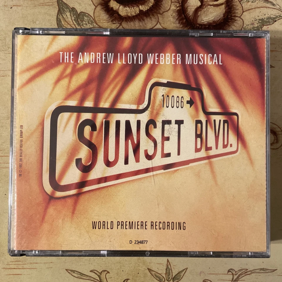 Sunset Blvd. / Andrew Lloyd Webber Broadway Cast 2 X CD Album 1993 Really Useful Foto 1 de 4