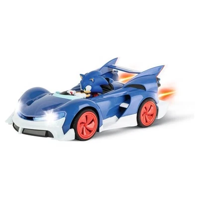 Carrera Toys Radiocomando Team Racing 2,4 GHz scala 1:18 (27cm) SONIC Blu - Immagine 1 di 4