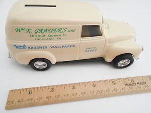 Ertl 1950 Chevy  Panel Truck Bank Graur's #9016 1:25 Scale NEW - Picture 1 of 5