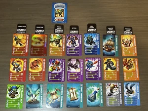 Skylanders Spyro’s Adventure Lot- 21 Trading Cards, 7 Character Codes, 1 Sticker - Picture 1 of 5