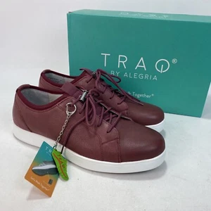 Alegria TRAQ Men's Qake - Maroon. With Smarthphone APP Step Counter, Size 11 - Picture 1 of 10