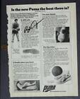 ABA & NBA Basketball Hall of Famer Bobby Jones autographed Puma Shoe Ad Photo---