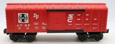 O Scale K-Line Santa Fe Shock Control ATSF 5114 Red Box Car 1:48 Gauge - Image 1 of 4