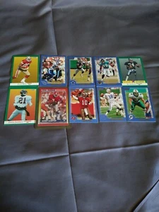 NFL LOT OF RICE, SANDERS, MANNING, BO 10 Cards, Donruss, Score, Topps, Fleer - Bild 1 von 2