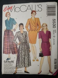 McCall's 5530 Misses Dress Jacket Skirt split skirt Size 12, 14, 16. UNCUT - Picture 1 of 5