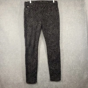 7 For All Mankind The Skinny Jacquard Jeans Size 29 Chevron Textured AU0150289A - Picture 1 of 11