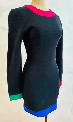 Ann Taylor y2K Vintage Lana Suéter Vestido Arco Iris Foto 1 de 4