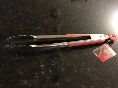 Good Cook 72114 Stainless Steel Tongs 12” Great For BBQ - Image 1 of 2