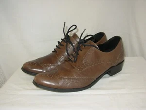 MINELLI Chaussures Richelieu Femme P.39 Cuir marron - Imagen 1 de 9
