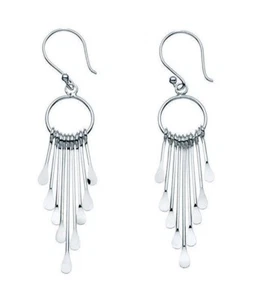 Orecchini A Goccia In Argento Sterling 925 Con Marchio Nuovi In Scatola - Foto 1 di 3