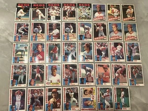 (39) 1984 1985 1986 Topps Tiffany Cincinnati Reds Team Lot Rare! - Picture 1 of 6