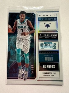 K67,714 - 2018-19 Panini Contenders Draft Picks Draft Ticket #44 Malik Monk #/99 - Picture 1 of 1