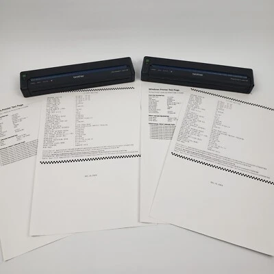 2 FOR PARTS Brother PocketJet 6 PJ-662 BT WiFi MobileThermal Printers NO CORDS - Image 1 of 4