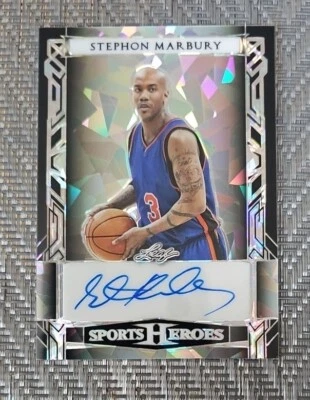Stephon Marbury 2024 Leaf Sports Heroes Auto 8/10 - Image 1 of 2