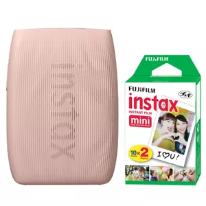 FUJIFILM INSTAX MINI LINK 3 Smartphone Printer Rose Pink + 20 Film Sheets - Picture 1 of 1