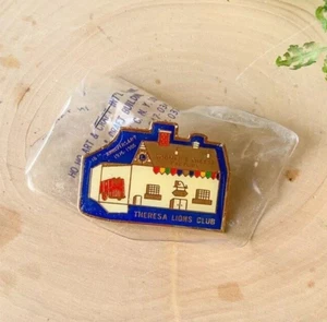 Theresa Lions Club Pin VTG Widmer's Cheese Factory 10th Anniversary 1976-1986 - Picture 1 of 2