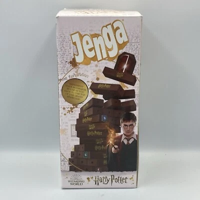 Custom Harry Potter Jenga Stacking Game Wizarding World Hardwood 2021 Genuine - Image 1 of 4
