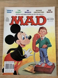 MAD MAGAZINE #239 June 1983 Mickey Mouse Simon & Simon MX Missiles Don Martin - Imagen 1 de 3