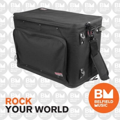 Gator GR-RACKBAG-4UW Lightweight Audio Console Rack Bag 4U w/ Wheels - Brand New - image 1 of 4
