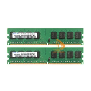 Samsung Kits 2x 4GB PC2-6400 DDR2 DIMM High Density Memory For AMD CPU Chipset # - Picture 1 of 2