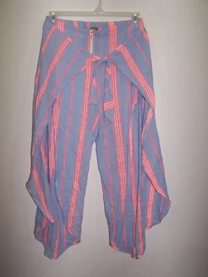 Calça ASOS Beach Cover Up cropped frontal aberta tamanho 8 nova com etiquetas - Imagem 1 de 2