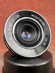 Industar- 69 Soviet wide-angle lens 28 mm f 2,8 Mount M39 L39 - Picture 1 of 24