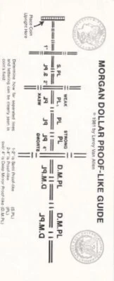 摩根美元精制指南收藏家快速方便测量工具新品 — 第 1/3 张图片