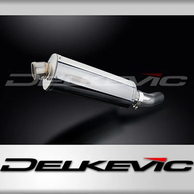 Kit silenciador de escape ovalado de acero inoxidable Kawasaki ZX-10R Ninja 2008-2010 Slip On 14" Foto 1 de 4