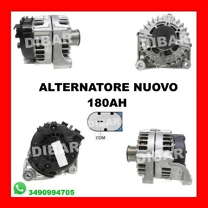 ALTERNATORE NUOVO 180 AH BMW X3 XDRIVE 18 D DAL 2008 KW105 CV143 N52B30C 60 - Foto 1 di 2