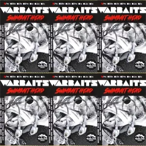 (6) Packs Warbaits 3/0 Swimbait Head 1/4 Oz Hooks Smoky Shad Brand New - Picture 1 of 5