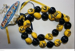 Col California Berkely Bears Go Nuts Kukui Lei Necklace 30 Beads Original Cal - Picture 1 of 3