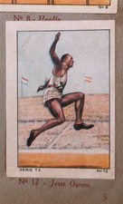 JESSE OWENS 1936/38 IN RAREST NESTLE STAMP CARD ALBUM - SPORT HUNTING FRANCE #3