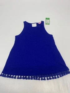New Lilly Pulitzer Blouse Sleeveless Blue XS Women's A65 - Picture 1 of 7