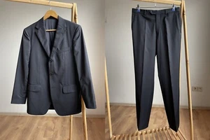 Traje Boggi Milano Azul Marino Oscuro Lana 3 Botones Talla 48 EUR - Imagen 1 de 17