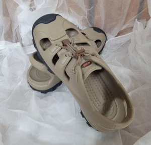 Sandalo sportivo Crocs donna tg8 uomo tg6 trailbreaker punta chiusa gomma cachi - Foto 1 di 4