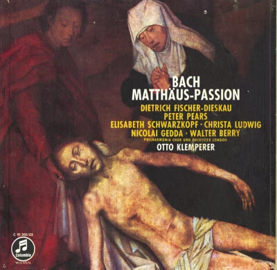4LP BACH St. Matthew Passion KLEMPERER PEARS FISCHER-DIESKAU SCHWARZKOPF LUDWIG - Image 1 of 2