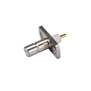 SMB 2 Loch Panel Halterung Buchse Stecker Pin mit kurzem dielektrischen Lötmittel, Edelstahl Stahl - Bild 1 von 3