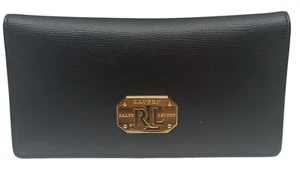 Cartera delgada negra para tarjetas de crédito LRL LAUREN RALPH LAUREN - Imagen 1 de 8