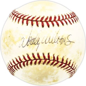 Woody Williams Autographed 1992 World Series Logo Baseball Blue Jays 229537 - Picture 1 of 5
