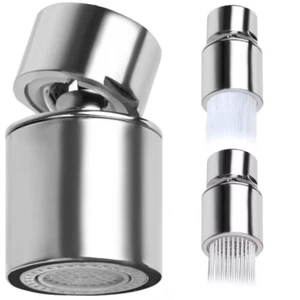 Schwenkbarer Wasserhahn Aufsatz 360° Universal Adapter Strahlregler Bad Küche - Bild 1 von 9
