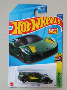 2022 Hot Wheels HW EXOTICS 8/10 Lotus Evija green/yellow 229/250 - Picture 1 of 2