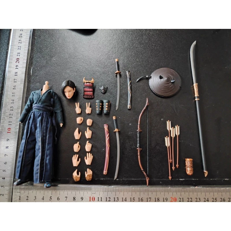 Brotoys Mujer Samurai Navaja Bambú Sombrero Vambrace 1/12 Figura Accesorios Juguete Foto 1 de 1