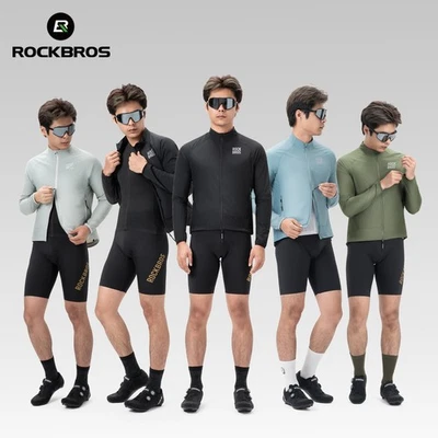 ROCKBROS Fahrrad Winddichte Jacke Leicht Langarm Reflektierend Herren & Damen - Bild 1 von 4